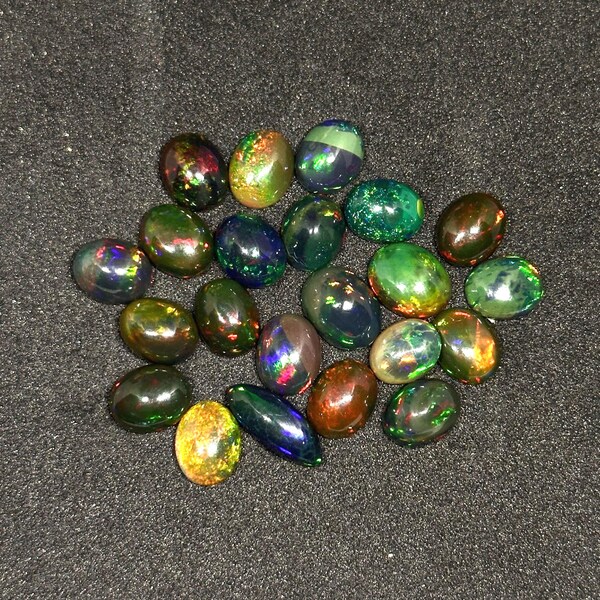 Representative Black Opal gemstone