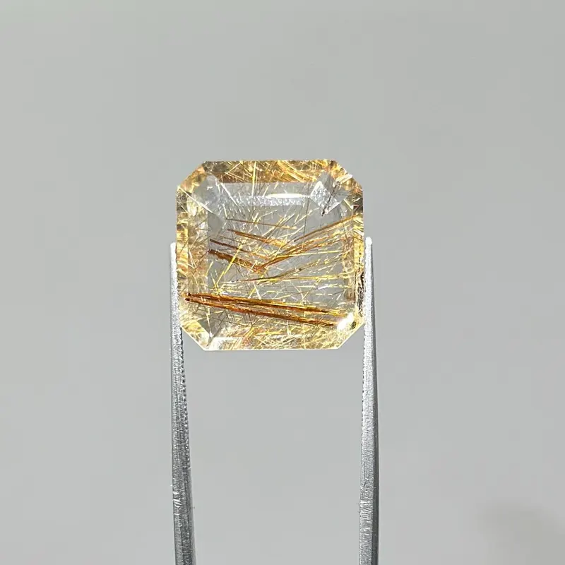 Representative Golden Rutile gemstone