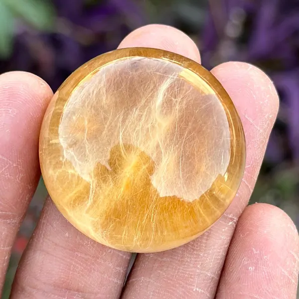 Representative Rabbit Hair Quartz gemstone