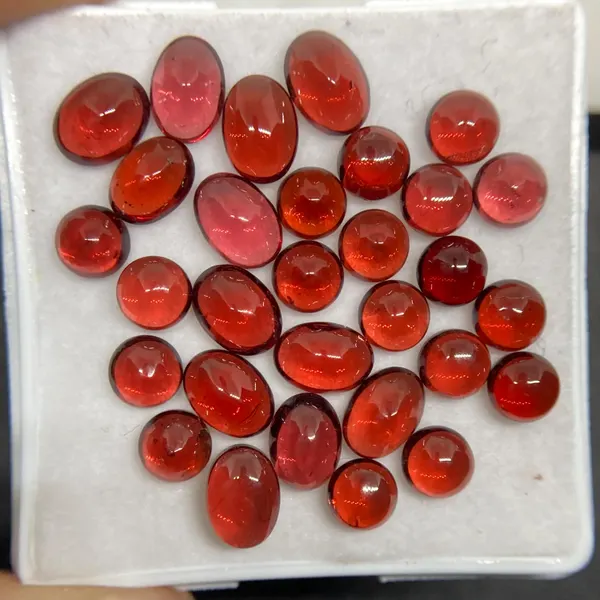 Representative Red Garnet gemstone